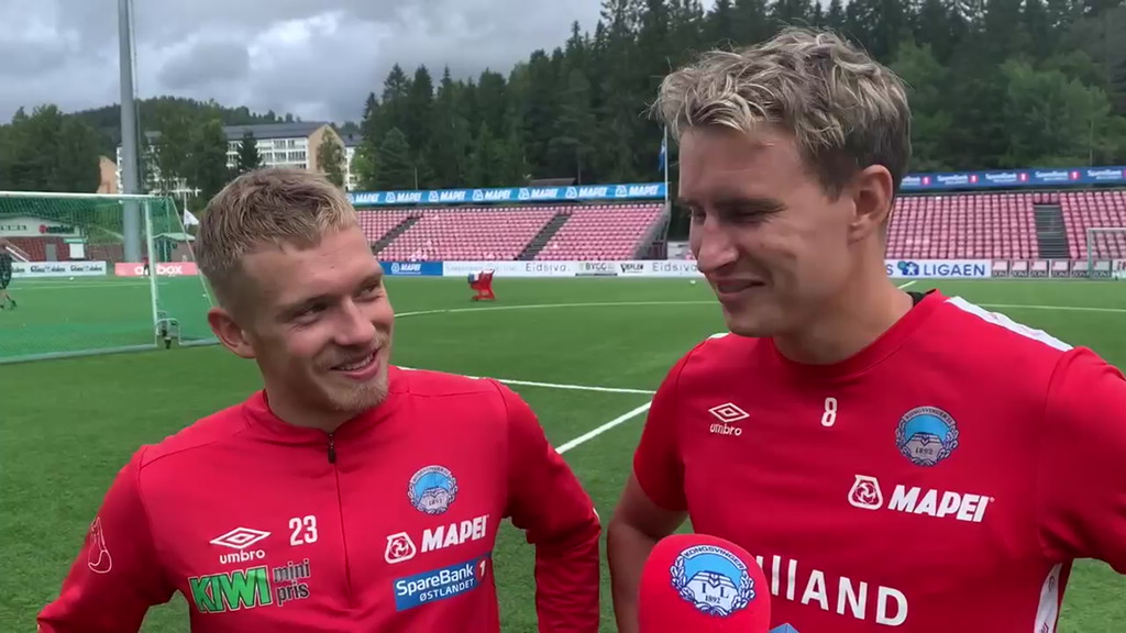 Vinjor og Hoel før Bryne